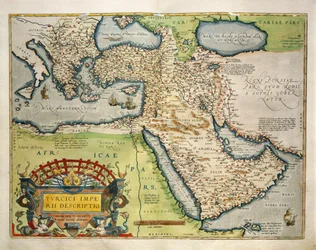 Map of Turkey, from Theatrum Orbis Terrarum