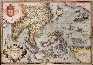 Map of the East Indies by Ortelius, c.1570
