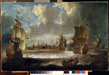 Ships in a Lagoon