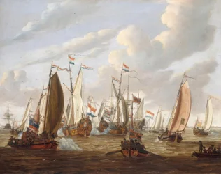 Peter the Great is Welcomed by the Dutch East India Company