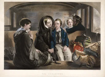 The Departure (Second Class), pub. 1857