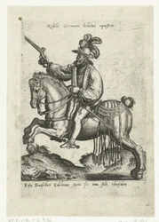 German Rider with Pistol
