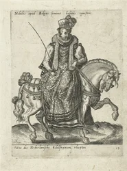 Dutch Noblewoman on Horseback