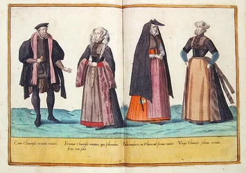 Sixteenth Century Costumes from 