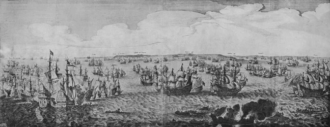 Battle in the Downs, c1639