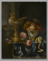 Banquet Still Life with Nautilus Cup