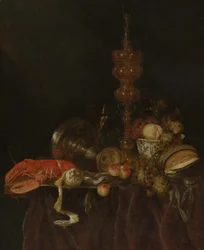 Still Life with Lobster and Fruit, probably early 1650s