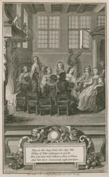 The Duke and Duchess of Newcastle and their family