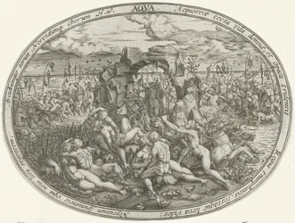 Neptune with Nereids and Tritons: The Element Water (series title: The Four Elements)