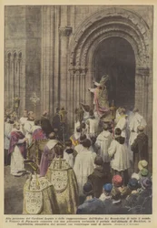 In the Presence of the Cardinal Legate and Representatives of the Benedictine Order from All Over...