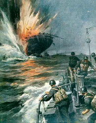 British Merchant Ship Sunk by Italian MAS in Mediterranean, August 3