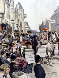 Demonstrations in London in September 1908