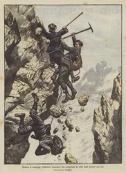 Disaster in the mountains, university professors falling a thousand meters during a trip