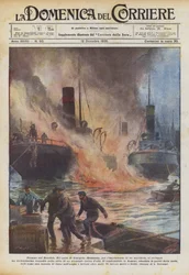 Flames on the Danube