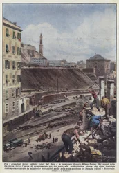 Among the Grand Public Works Desired by the Duce is the Genoa-Milan-Turin Highway