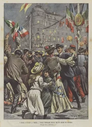 The Italian Royals in Paris, Popular Dances in the Streets as a Sign of Joy