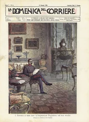 The Sovereigns at Home, Emperor Wilhelm in His Study