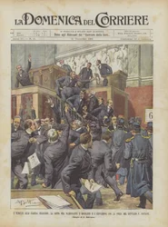 The Riots in the French Chamber, The Fight Between Nationalists and Socialists and the Forced Expulsion