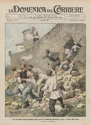 The Cases of Russia, Escape of Prisoners from the Sebastopol Prisons Through a Wall Blown Up by Bombs