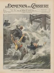 The Crimes of the Sea, an Engineer and Two Workers Overwhelmed by a Wave and Drowned in Rimini