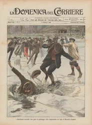 Winter Amusements, a Skating Race Ended Tragically on Lake Muzzano (Lugano)