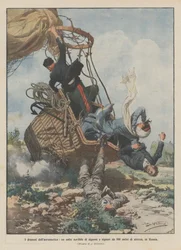 The dramas of aeronautics, a terrible jump of ladies and gentlemen from 800 meters high, in Russia