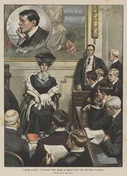 The Great Trials, Millionaire Thaw Before the Judges in New York for Murder