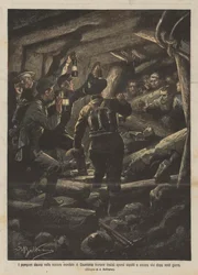 Firefighters Descend into the Flooded Mines of Courrieres and Find Thirteen Buried Workers