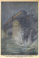 The Railway Disaster of S. Eufemia, Due to the Collapse of a Bridge
