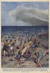 The mirage on the sea