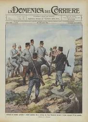 Border Incidents: General and Austrian Soldiers Retreat from Cima Mandriolo