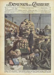 The Post Office at Milan Central Station During the Strike