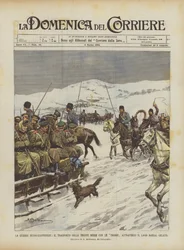 The Russo-Japanese War, The Transport of Russian Troops with Troikas Across the Frozen Lake Baikal