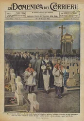 The Ceremony of Blessing the Graves in the Italian Military Cemetery of Amras