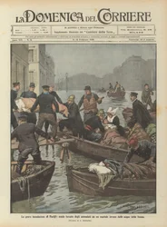 The Severe Flooding in Paris, Forced Evacuation of Patients from a Hospital Invaded by the Waters of the Seine