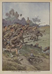 War in Belgian Flanders, a Brilliant Attack by a Scottish Regiment