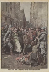 The new German barbarity, the mass deportations of the populations of invaded France