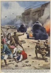 The revolt of the Indians spreads from one region to another