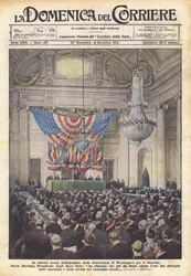 The Historic Scene of the Opening of the Washington Disarmament Conference