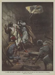 The Perils of War in Tripolitania, Arabs Discovered Inside a Well with a Large Supply of Weapons and Ammunition