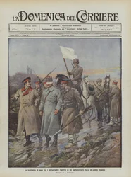 Peace negotiations between the belligerents, the arrival of a Turkish parliamentarian at the Bulgarian camp