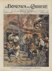 The Fire in the City of Adrianople in European Turkey and the Flight of the Inhabitants