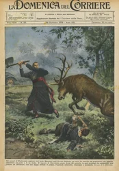 Near Port-Louis, the Capital of Mauritius Island in the Indian Ocean, a Deer Attacked