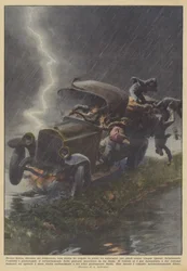 Near Siena, During a Storm, a Lightning Bolt Struck a Truck Full of People