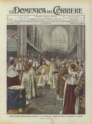 Solemn Coronation Ceremony of George V as King of England and Ireland in the Abbey