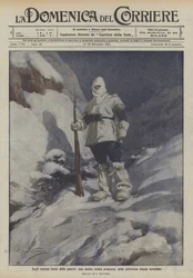 On the Extreme Limits of War, One of Our Advanced Scouts, in Picturesque Winter Attire