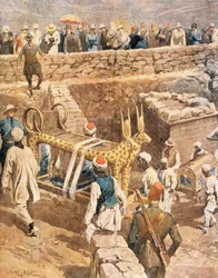 The Discovery of the Tomb of Tutankhamen, illustration