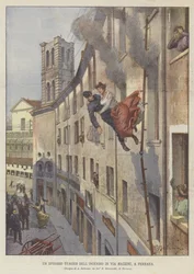 A Tragic Episode of the Fire in Via Mazzini, Ferrara
