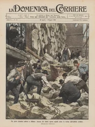 A serious building disaster in Milan, search for the twelve workers buried under the ruins of the collapsed building