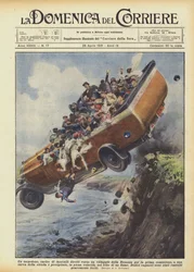 A Bus Full of Children Heading to a Village in Rhineland for First Communion